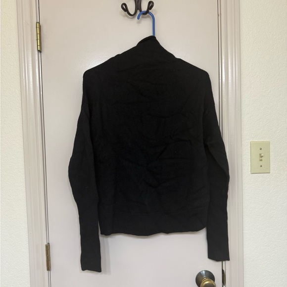 Aritzia Wilfred Cyprie Black Mock Neck Sweater - Picture 2 of 4